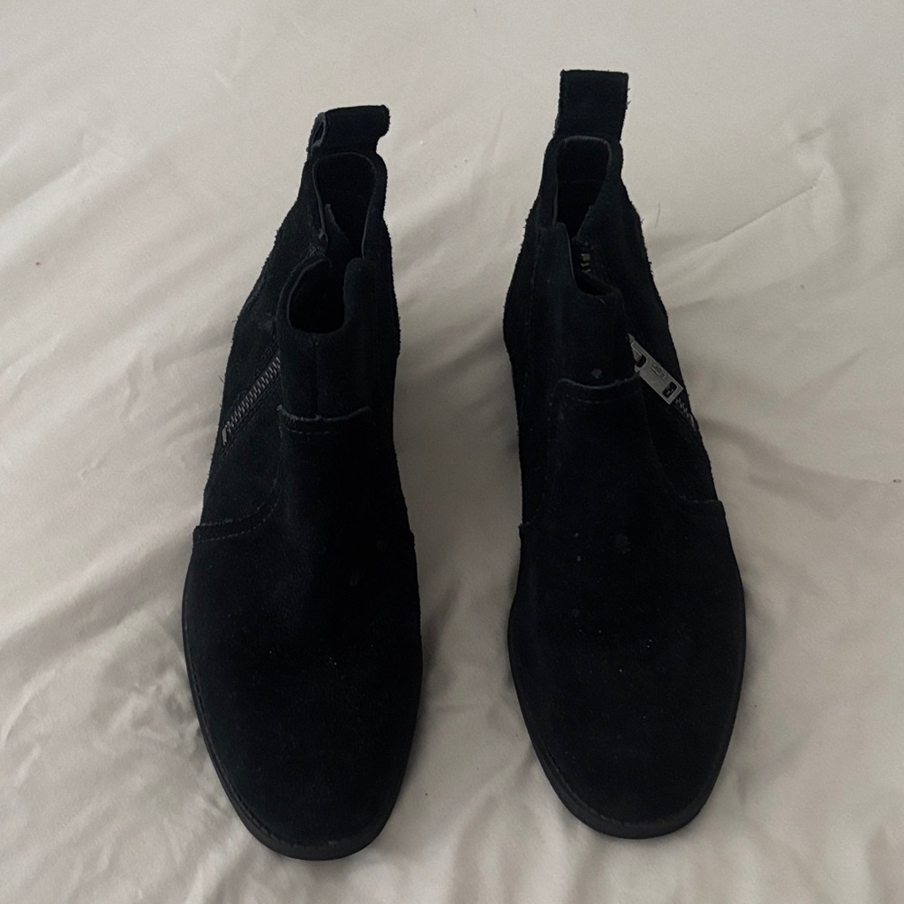 UGG Black Suede Bootie Shoes